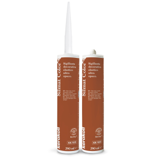 Герметик силиконовый KeraKoll Silmat Color матовый КК103 Терракотовый 290 мл