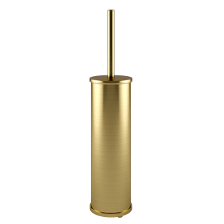 K-1027BRUSHED GOLD Щетка для унитаза напольная