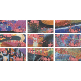 Граффити 20x89,1 панно матовый (из 9 частей 9,9x20) OS\A57\9x\19060