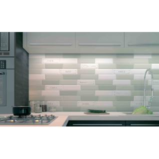 Гамма топленое молоко 8,5x28,5 плитка матовый 9006