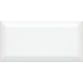 Бланше грань белый 9,9x20 плитка глянцевый 19040 N