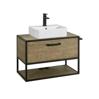 Тумба подвесная Лофт Фабрик 80 Дуб Кантри