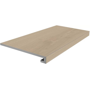 Альберони бежевый светлый 33x60 ступень фронтальная клееная матовый SG643420R\GCF