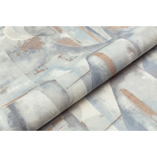 Обои виниловые Фреш мотив синий абстракция KM8319