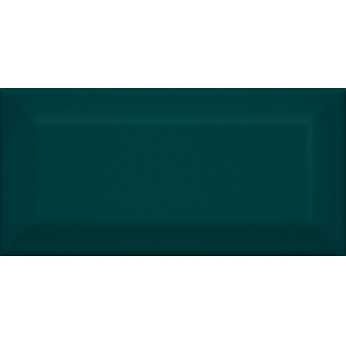 Клемансо грань зеленый темный 7,4x15 плитка глянцевый 16059