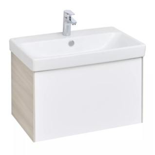 Тумба-умывальник Асти 70 Белый/Ясень Шимо