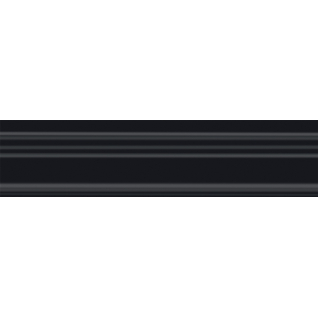 Альвао багет черный 5x20 бордюр матовый BLB050