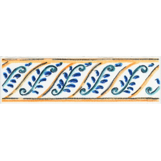 Капри майолика 6,3x20 бордюр глянцевый STG\A462\5232