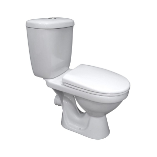 Унитаз-компакт Баланс комфорт (горизонт. вып., ниж.под., антивсплеск, двухреж. арм. 3/6 л, п/пропил.сид. с микролифтом) белый, 1с 1P2179S0000BF