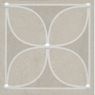 Туф бежевый светлый 7,7x7,7 вставка матовый AZ\A013\SG1712