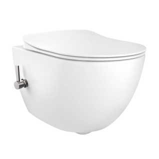 Унитаз подвесной Free безободковый с интегрированной функцией биде																													