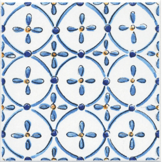 Капри майолика 9,8x9,8 вставка глянцевый STG\A485\1146H