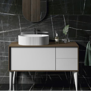 Умывальник Vento 50 белый глянец