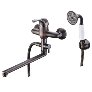 1302L Isar смеситель для ванной с длинным изливом