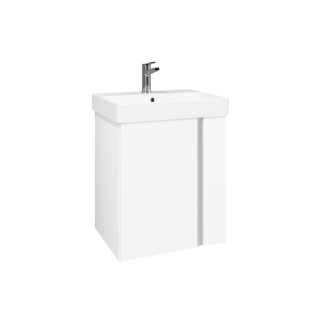 Тумба подвесная PROPUS 55 под умыв-к Kerama Marazzi PRO 55, УЛЬТРА белый глянец, LPR-WCAB-55-101