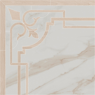 Карелли наборный 60x60 декор лаппатированный ID117T