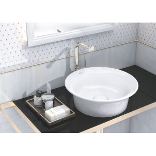 Умывальник Canaletto 40х40 накладной белый