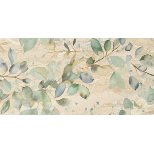 Polaris бежевый 40x80 декор глянцевый