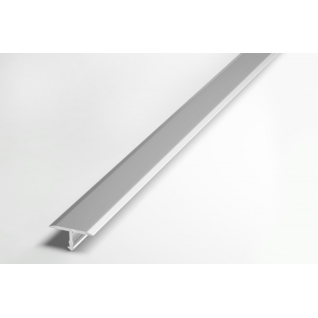 Профиль алюминиевый Т-образный стыковочный серебро ЛС 10.2700.01л
