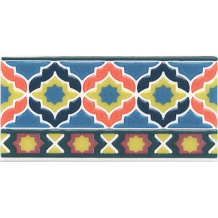 Алькасар 7,4x15 декор глянцевый HGD\A321\16000