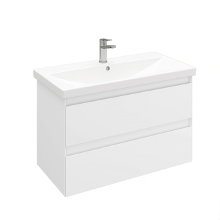 Тумба подвесная Vitrum 90 под умывальник Cerastyle Elite 90, белый матовый