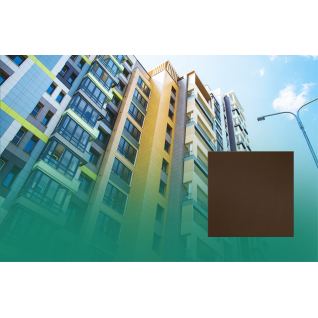 Уральские фасады UF027MR керамогранит кофейный 60х120