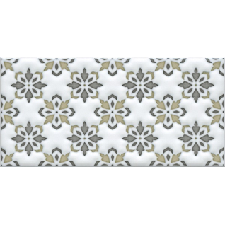 Клемансо орнамент 7,4x15 декор матовый STG\A619\16000