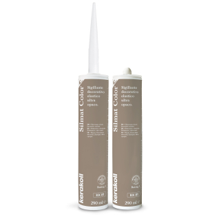 Герметик силиконовый KeraKoll Silmat Color матовый КК81 Кварцевый 290 мл