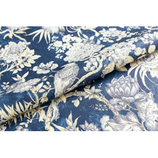 Обои виниловые Азулежу мотив синий KM6505