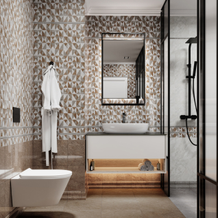 Каприччо 5,7x30 бордюр глянцевый OS\A302\880