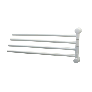 K-1034WHITE Держатель полотенец четверной