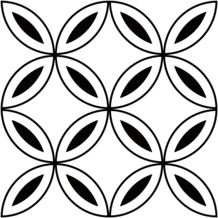 Stream геометрия белый 29,8x29,8 керамический гранит матовый 17922