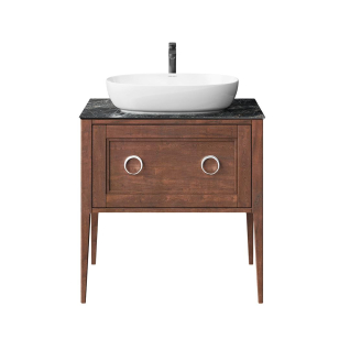 Тумба напольная Plaza Classic NEO 80 1+1 ящик, орех матовый