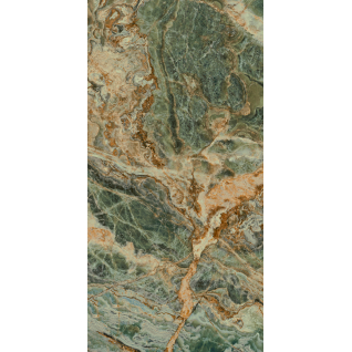 Риальто Нобиле 1 зеленый 119,5x238,5 панно лаппатированный SG593502RA\D
