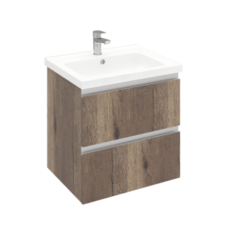 Тумба подвесная Electra 60 под умывальник Creavit Ideal 60, дуб Рока