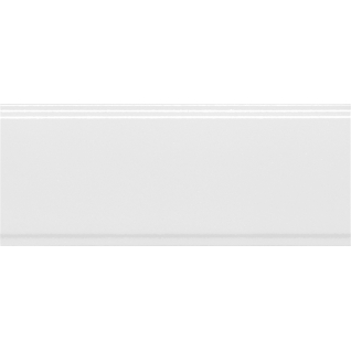 Марсо белый 12x30 бордюр матовый BDA011R