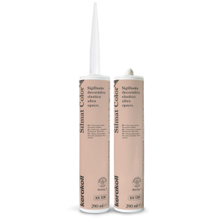 Герметик силиконовый KeraKoll Silmat Color матовый КК129 Пудровый 290 мл