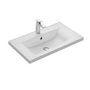 Умывальник Айрис 80 на тумбу белый