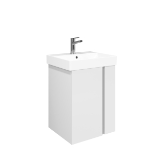 Тумба подвесная PROPUS 55 под умыв-к Kerama Marazzi PRO 55, светло-серый глянец, LPR-WCAB-55-106