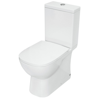 Унитаз-компакт Quadro Slim белый