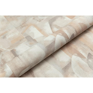 Обои виниловые Фреш мотив бежевый абстракция KM8317