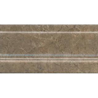 Каприччо коричневый 10x20 плинтус глянцевый FMD043