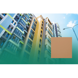 Уральские фасады UF032MR керамогранит светло-кирпичный 60х60