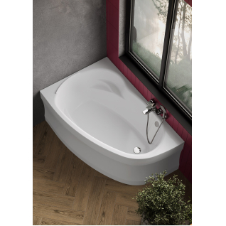 Emilia ванна акриловая левая 140х90 с ножками