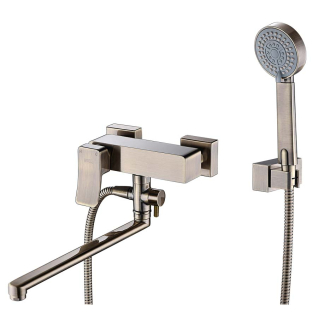 Смеситель для ванны и душа Exter 1602L с длинным изливом