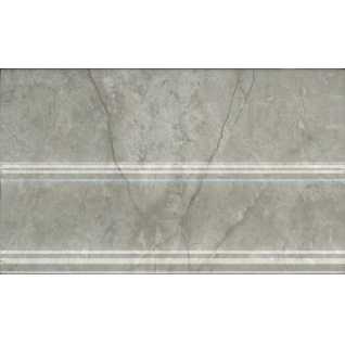 Кантата серый светлый 15x25 плинтус глянцевый FMB033