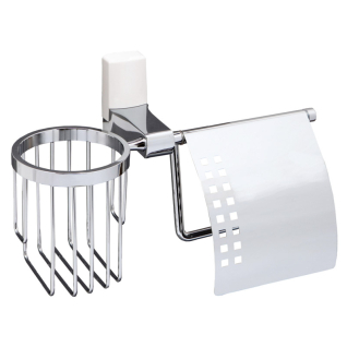 Leine K-5059WHITE Держатель туалетной бумаги и освежителя