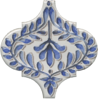 Арабески майолика 7 6,5x6,5 декор глянцевый VT\A322\65000