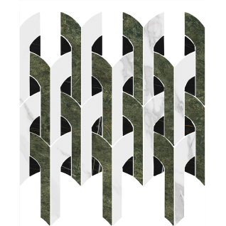 Риальто Нобиле наборный 2 30x34,5 декор лаппатированный ID148