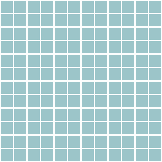 Темари бирюзовый 29,8x29,8 мозаика матовый 20070